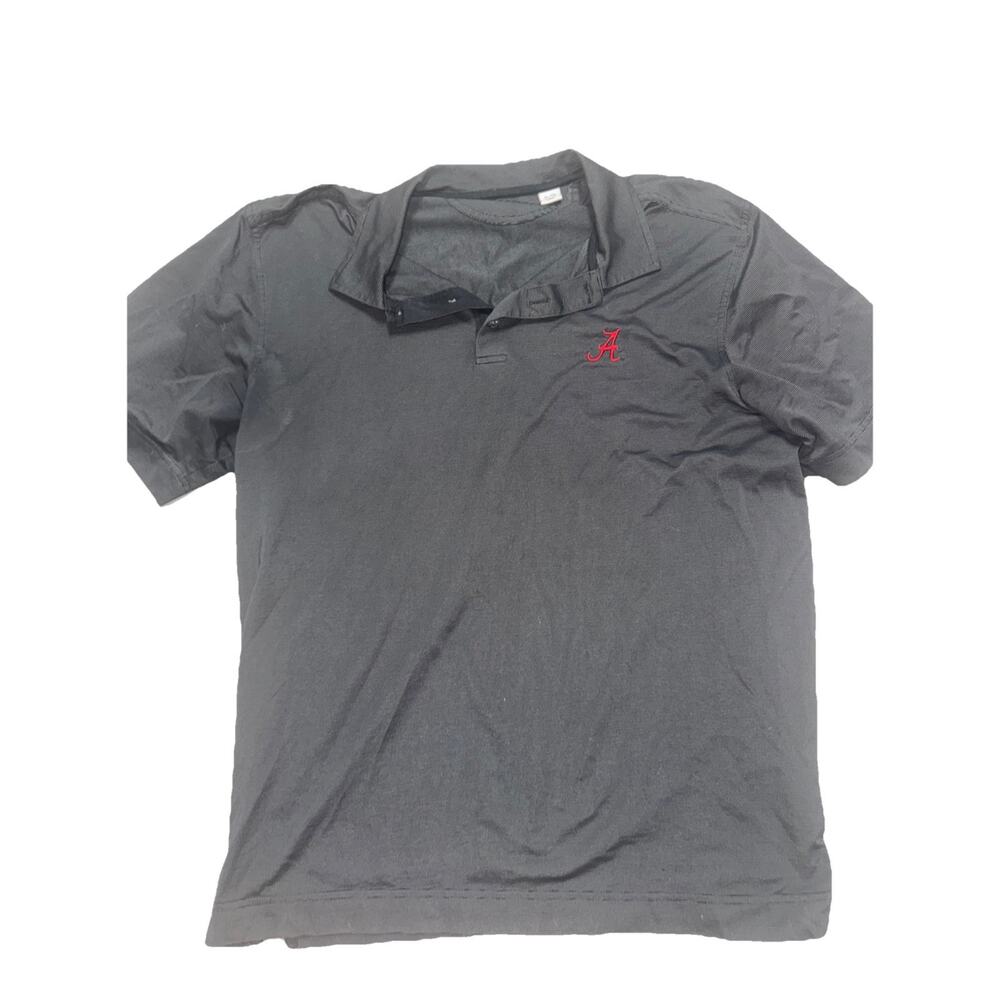 Alabama Crimson Tide Embroidered Polo Size Xl Gray (K3)